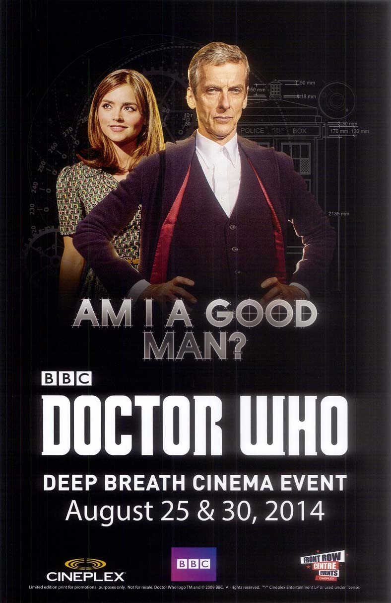 Capaldi DOCTOR WHO 'Am I A Good Man?' original studio movie poster 11x17