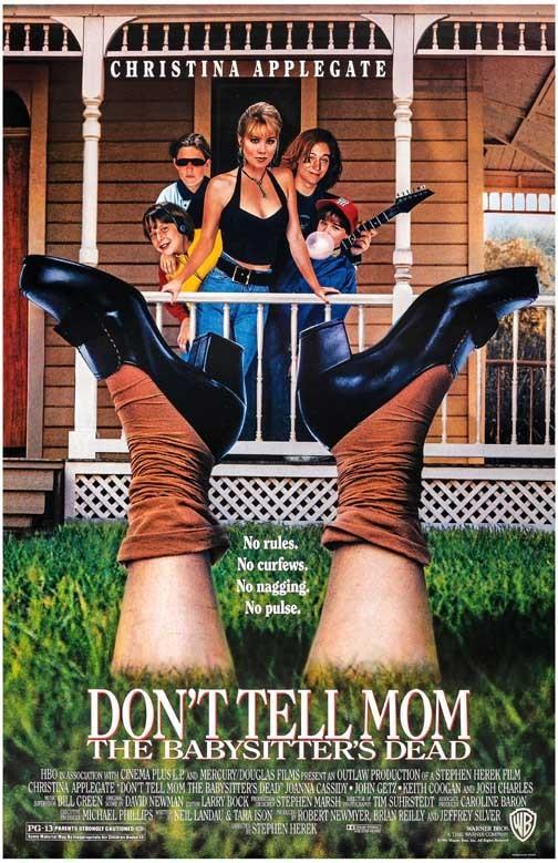 Christina Applegate DON'T TELL MOM THE BABYSITTER'S DEAD movie poster 11x17