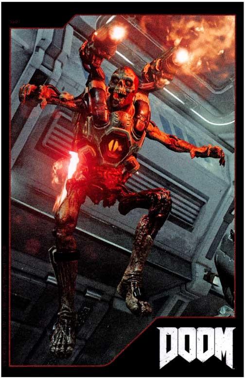 DOOM 4 REVENANT character video game poster 11x17