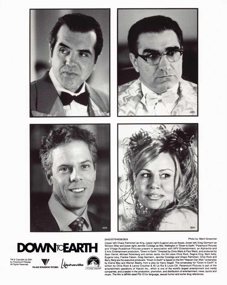 Eugene Levy DOWN TO EARTH Jennifer Coolidge original 8x10 press photo 2001