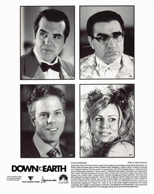 Eugene Levy DOWN TO EARTH Jennifer Coolidge original 8x10 press photo 2001