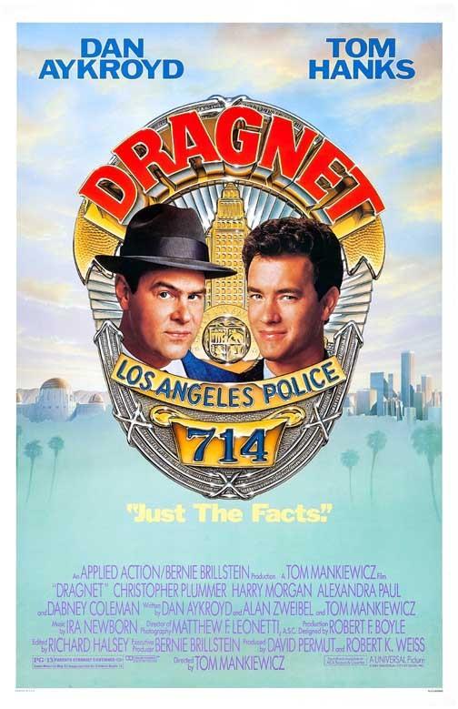 Dan Aykroyd DRAGNET Tom Hanks movie poster 11x17