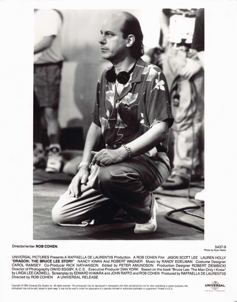 Rob Cohen DRAGON: BRUCE LEE STORY original 8x10 press photo 1993