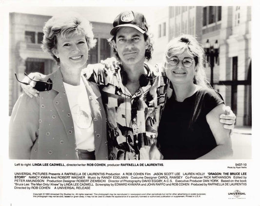Linda Lee Cadwell DRAGON: BRUCE LEE STORY Cohen original 10x8 press photo 1993