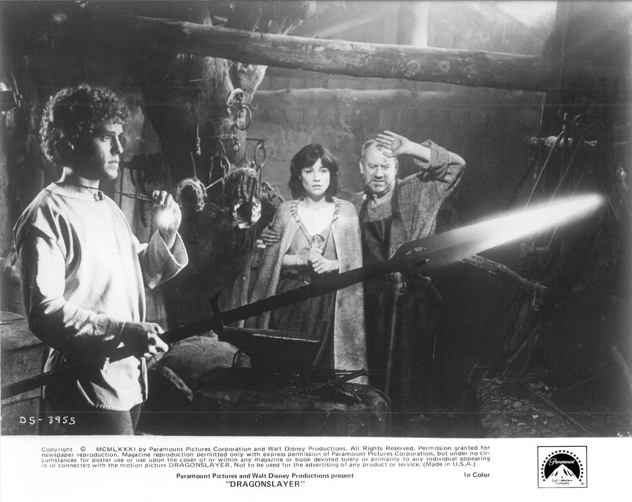 Peter MacNicol DRAGONSLAYER original 10x8 press photo 1981