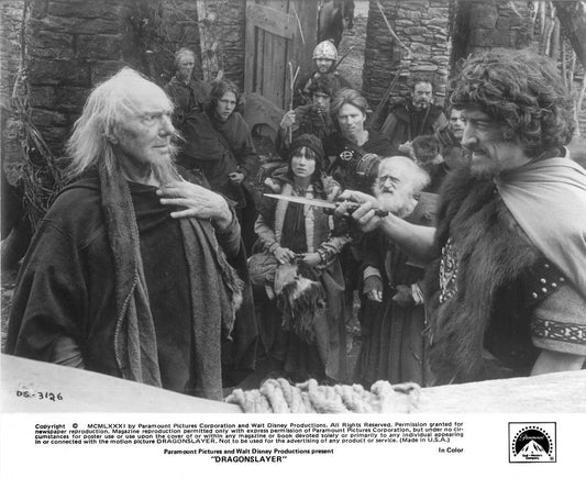 Ralph Richardson DRAGONSLAYER original 10x8 press photo 1981