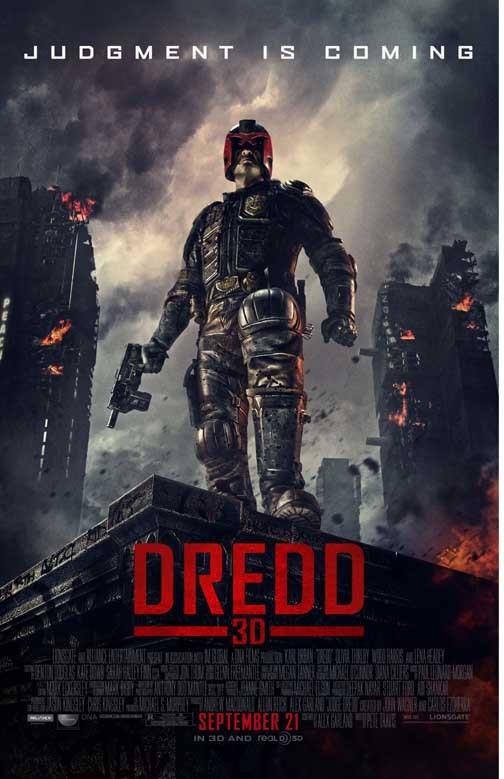 Karl Urban DREDD movie poster 11x17