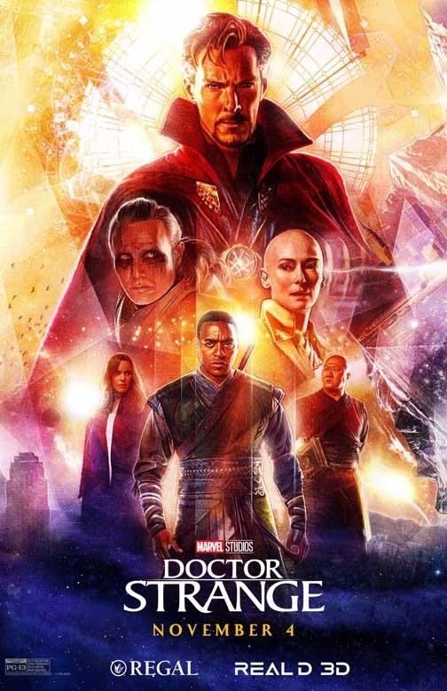Benedict Cumberbatch DOCTOR STRANGE advance movie poster 11x17
