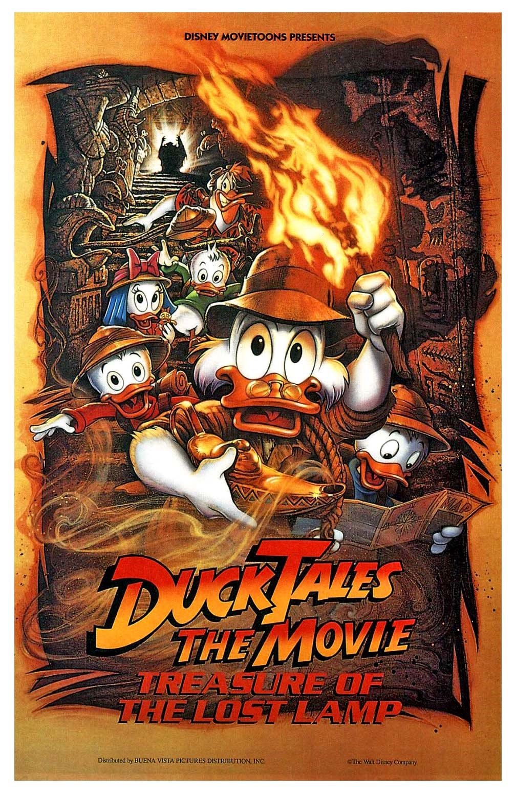 Drew Struzan DUCKTALES MOVIE TREASURE LOST LAMP original DS movie poster 27x40