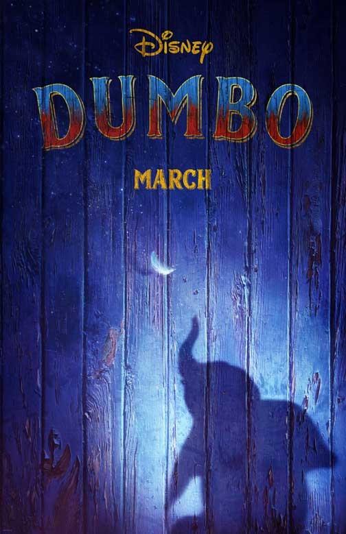 Disney Danny DeVito DUMBO advance movie poster 11x17 Tim Burton
