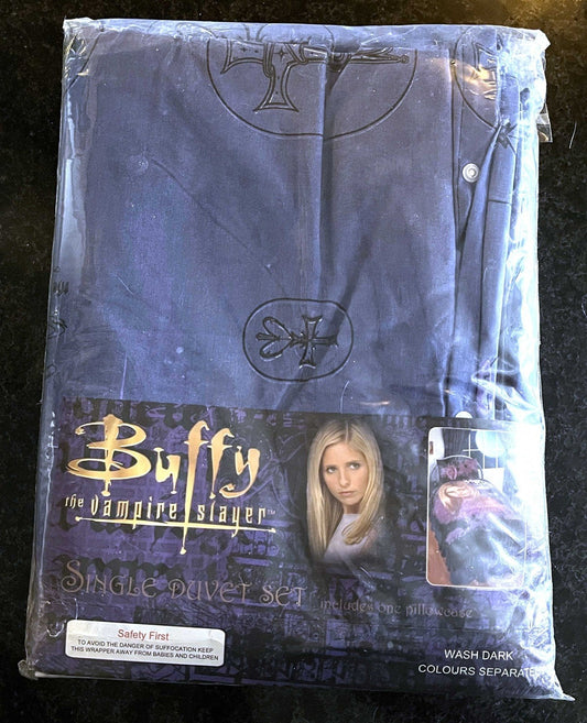 Sarah Michelle Gellar BUFFY THE VAMPIRE SLAYER licensed single duvet set NEW