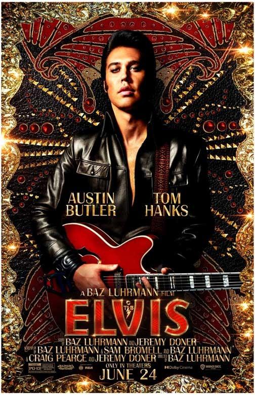 Austin Butler ELVIS Tom Hanks movie poster 11x17 Baz Luhrmann