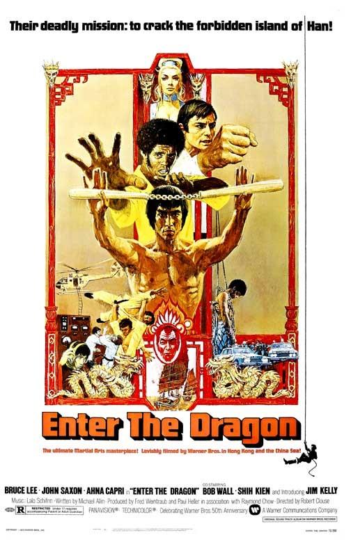 Bruce Lee ENTER THE DRAGON movie poster 11x17