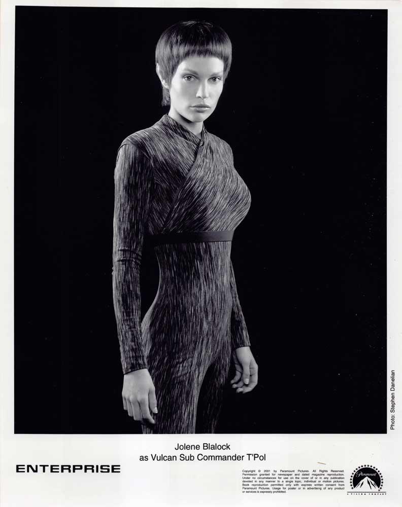 Scott Bakula STAR TREK ENTERPRISE Linda Park original 8x10 press photos 2001
