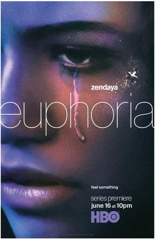 HBO Zendaya EUPHORIA Angus Cloud movie poster 11x17 Hunter Schafer S1