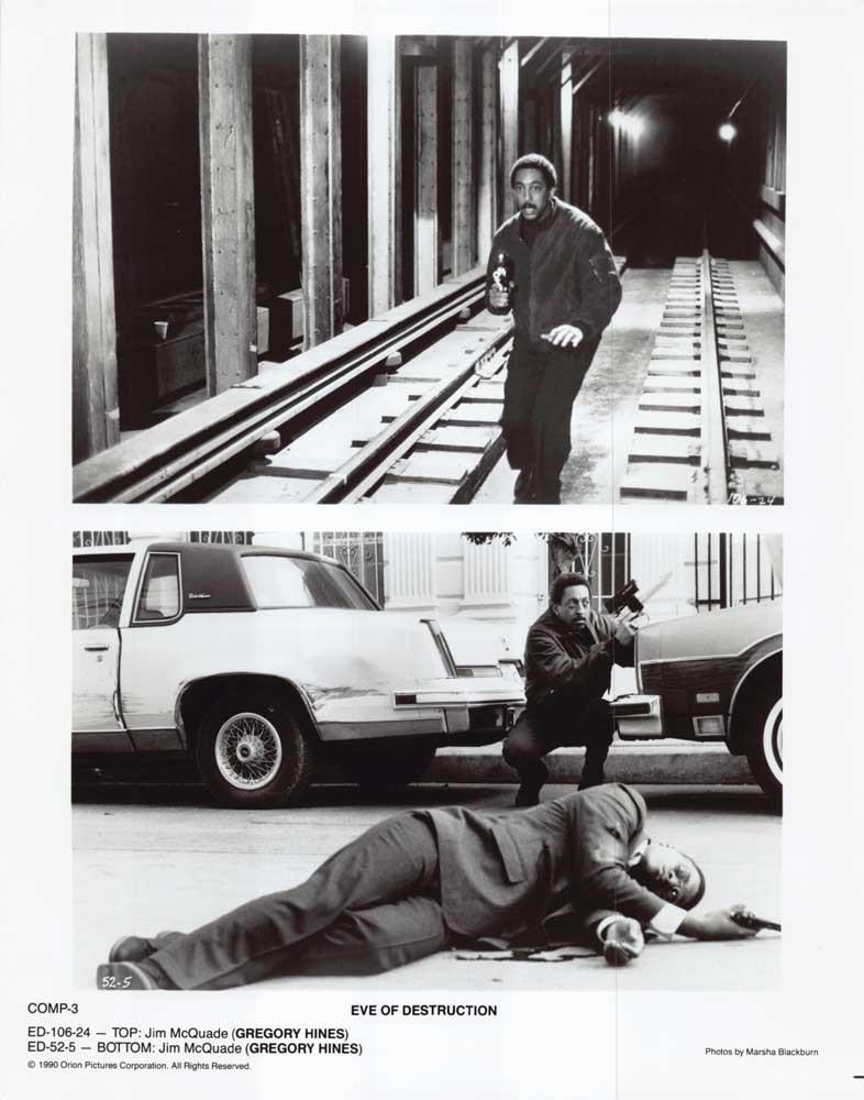 Gregory Hines EVE OF DESTRUCTION original 8x10 press photos 1990