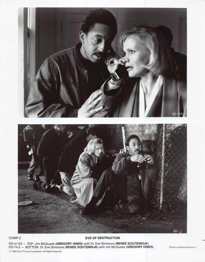 Gregory Hines EVE OF DESTRUCTION original 8x10 press photos 1990