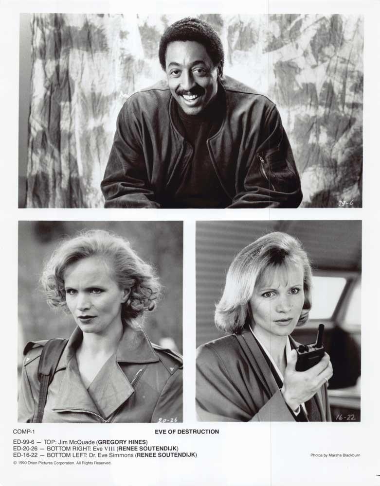 Gregory Hines EVE OF DESTRUCTION original 8x10 press photos 1990
