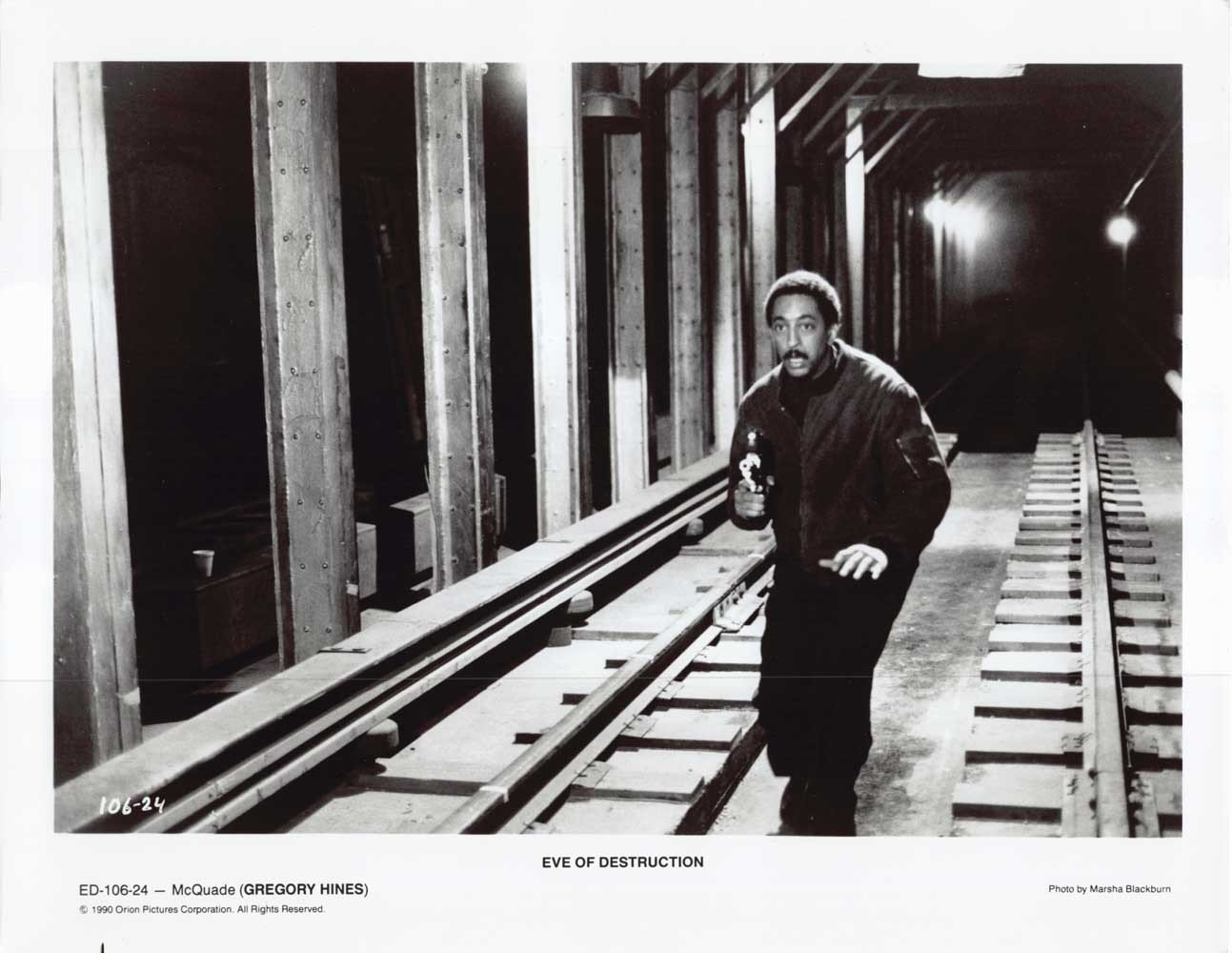 Gregory Hines EVE OF DESTRUCTION original 8x10 press photos 1990