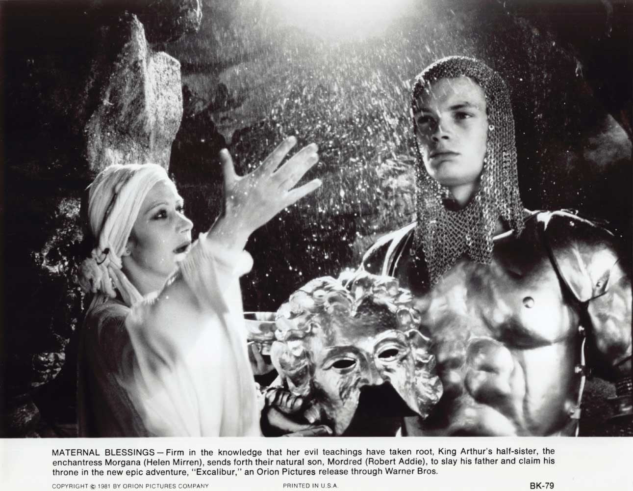 Helen Mirren EXCALIBUR Robert Addie original press photo 1981