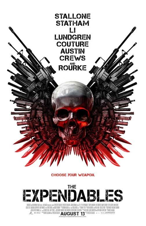 Sylvester Stallone THE EXPENDABLES reg Jason Statham movie poster 11x17