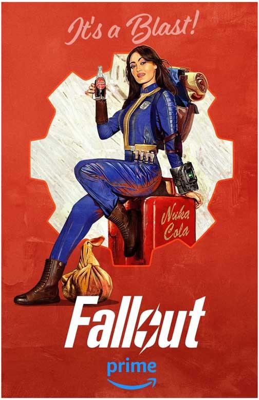Ella Purnell FALLOUT Nuka Cola "It's a Blast" movie poster 11x17