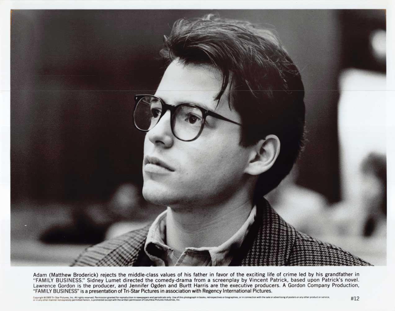 Sean Connery FAMILY BUSINESS Dustin Hoffman 1989 original press photo