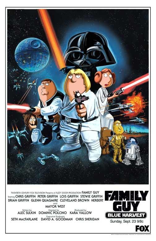 Seth Green FAMILY GUY: BLUE HARVEST movie poster 11x17 Seth MacFarlane