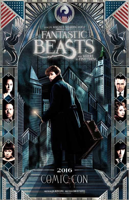 Dan Fogler FANTASTIC BEASTS AND WHERE TO FIND THEM movie poster 11x17 SDCC 2016