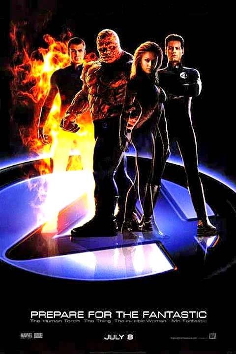 Jessica Alba FANTASTIC FOUR Chris Evans set 2 original 27x40 movie posters 2005