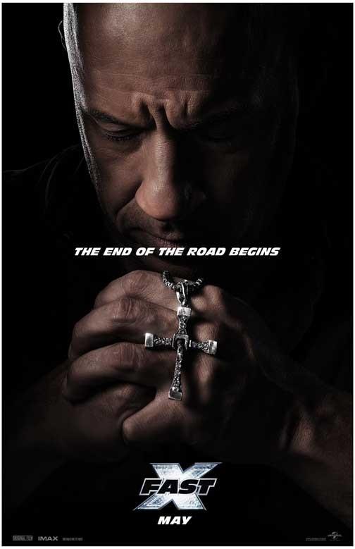 Vin Diesel FAST X adv movie poster 11x17 Louis Leterrier