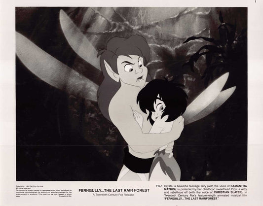Samantha Mathis FERN GULLY LAST RAINFOREST Christian Slater original 8x10 photos