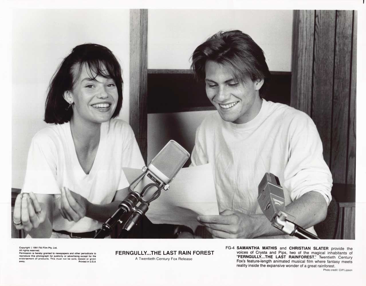 Samantha Mathis FERN GULLY LAST RAINFOREST Christian Slater original 8x10 photos