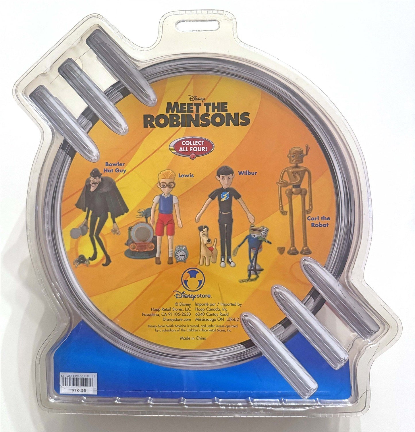 MEET THE ROBINSONS Bowler Hat Guy action figure 2007 Disney Store exclusive