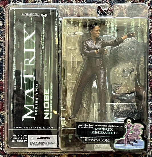 THE MATRIX RELOADED McFarlane Toys NIOBE Series 2 collectible figure