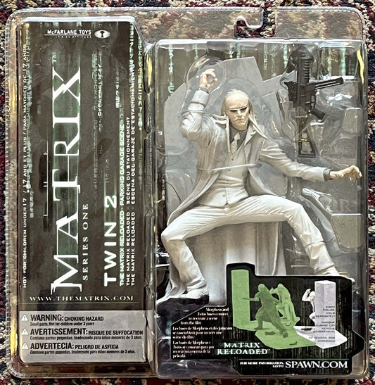 THE MATRIX RELOADED McFarlane Toys TWIN 2 Series 2 collectible figure
