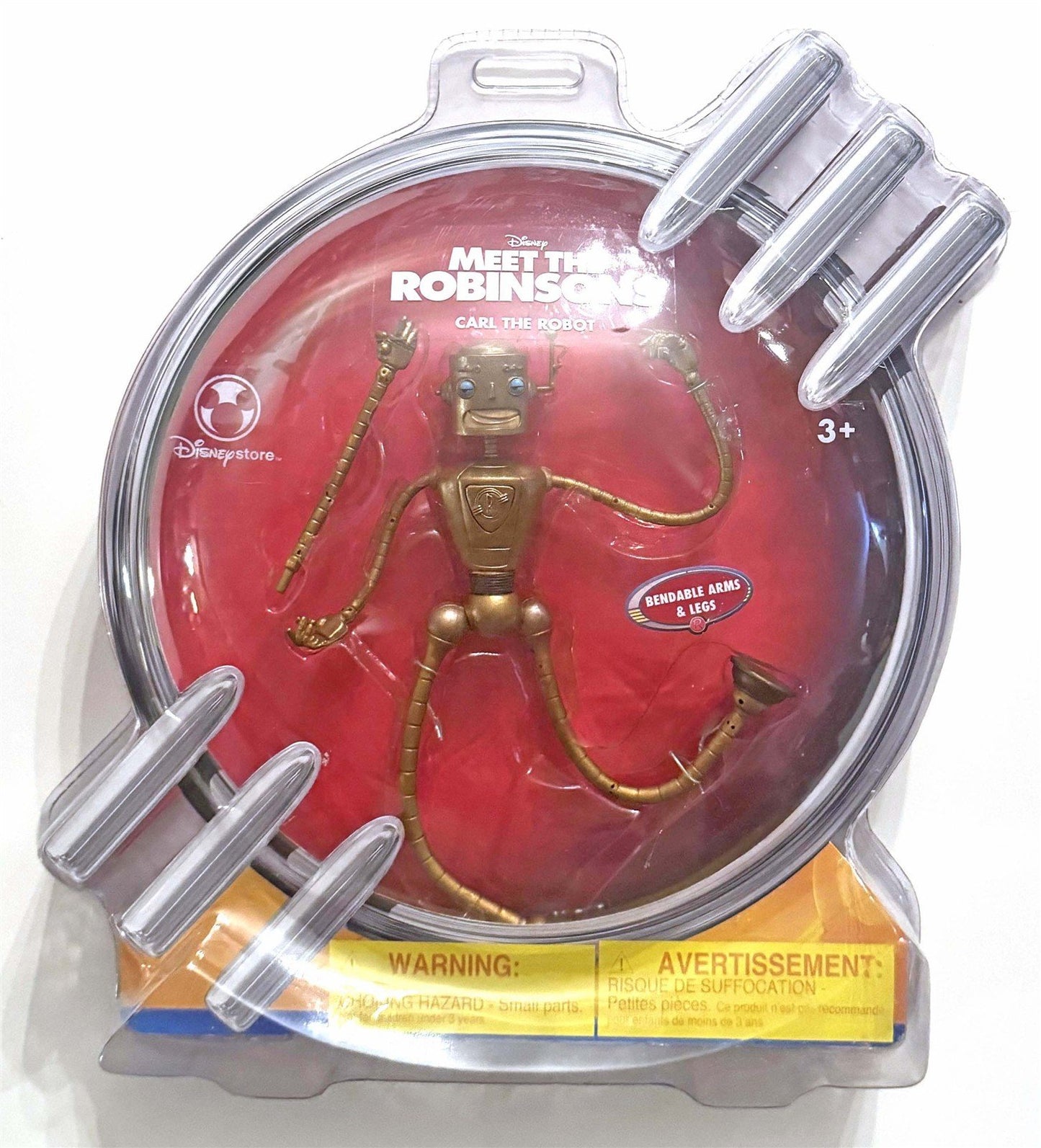 MEET THE ROBINSONS Carl the Robot action figure 2007 Disney Store exclusive