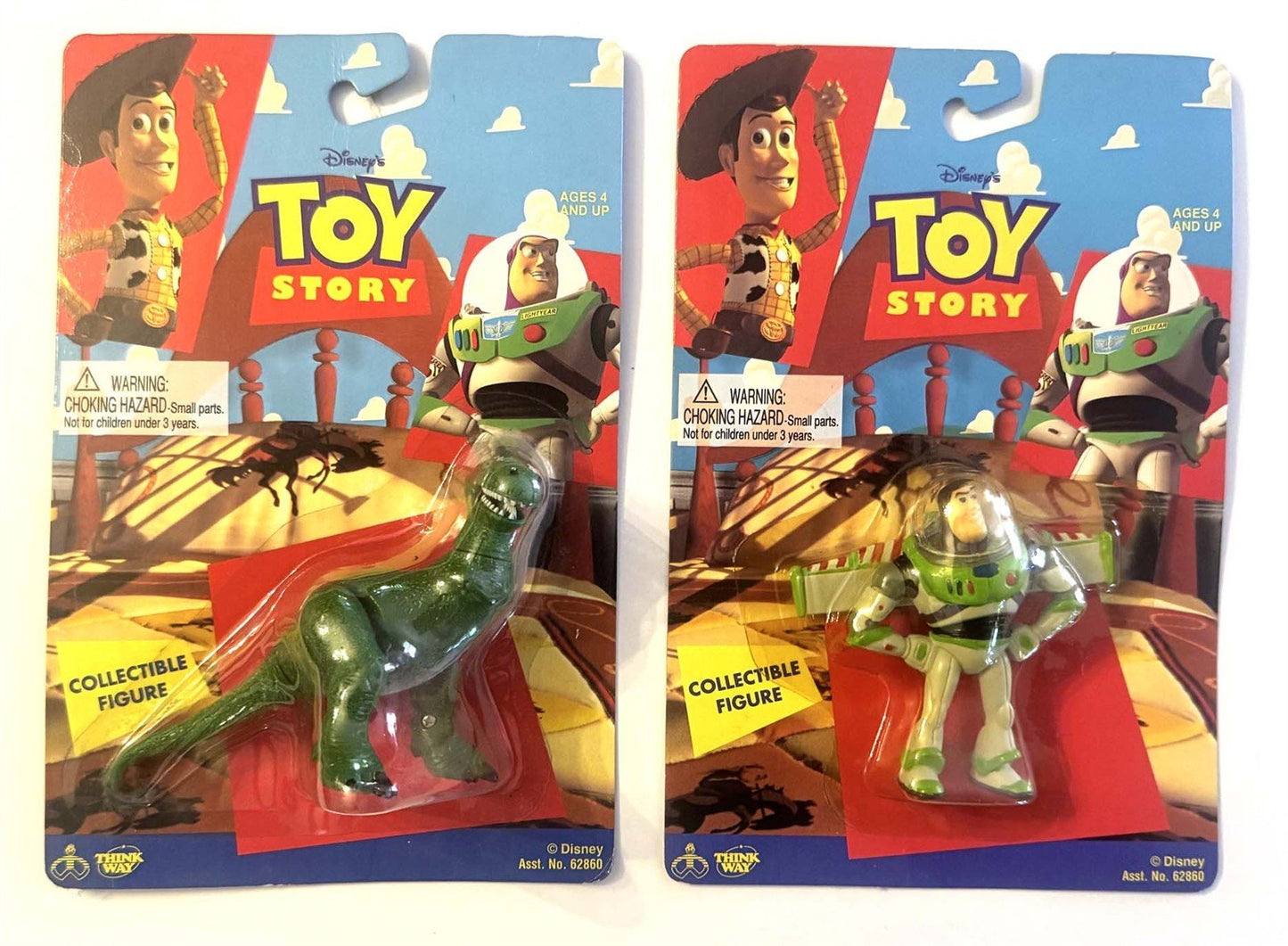 1996 Thinkway Toys Disney Pixar TOY STORY collectible figures set of 4 RARE
