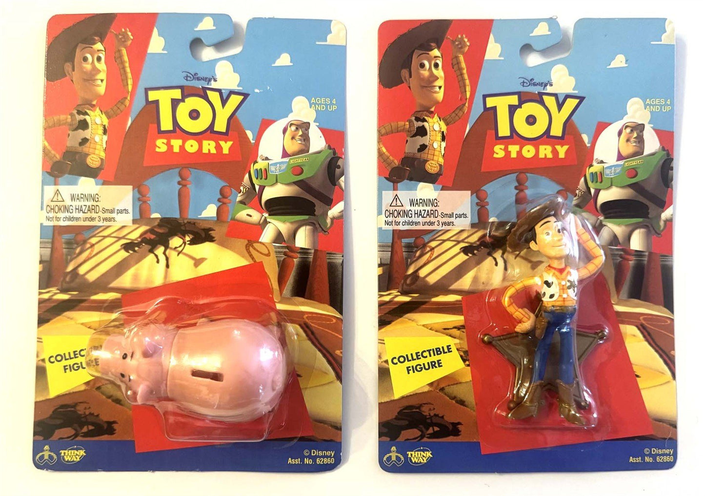 1996 Thinkway Toys Disney Pixar TOY STORY collectible figures set of 4 RARE