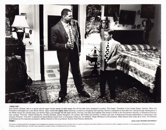 Sinbad 1998 FIRST KID Brock Pierce original 8x10 press photo