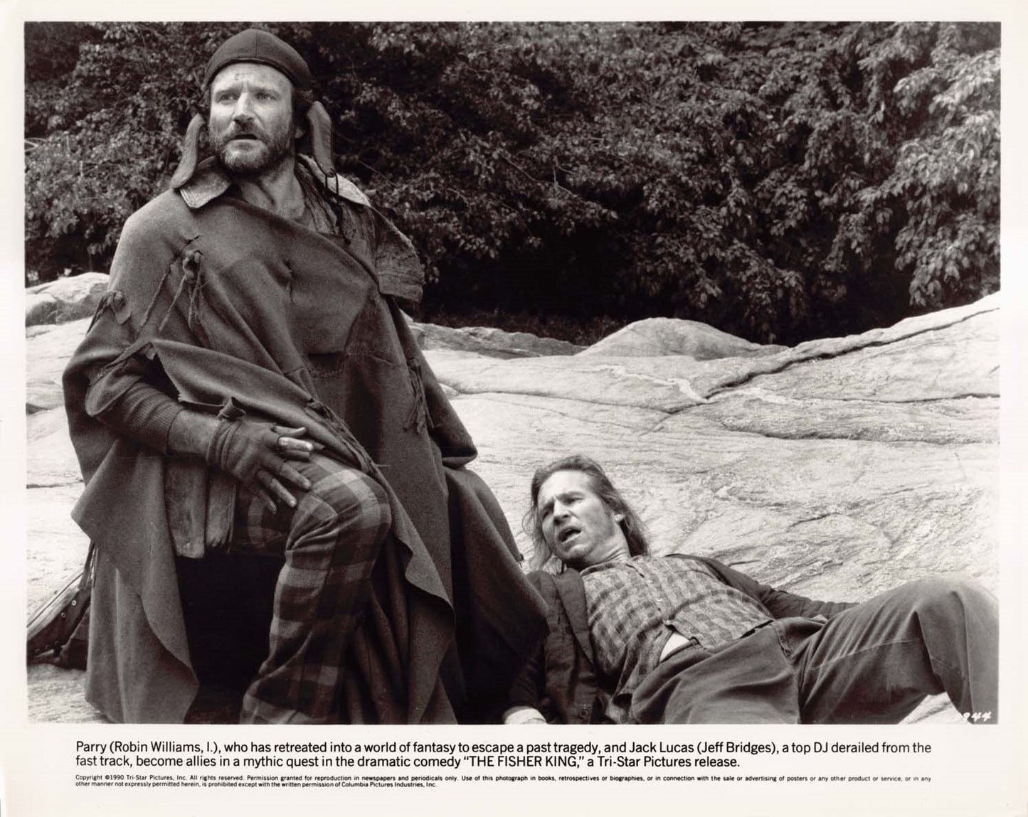 Robin Williams THE FISHER KING Jeff Bridges 1990 original 8x10 press photos