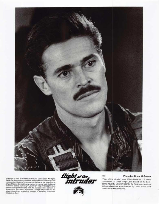 Willem Dafoe FLIGHT OF THE INTRUDER original 8x10 press photo 1991