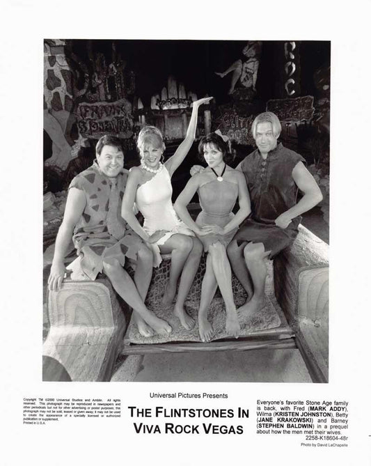 Mark Addy FLINSTONES VIVA ROCK VEGAS Kristen Johnston original press photos