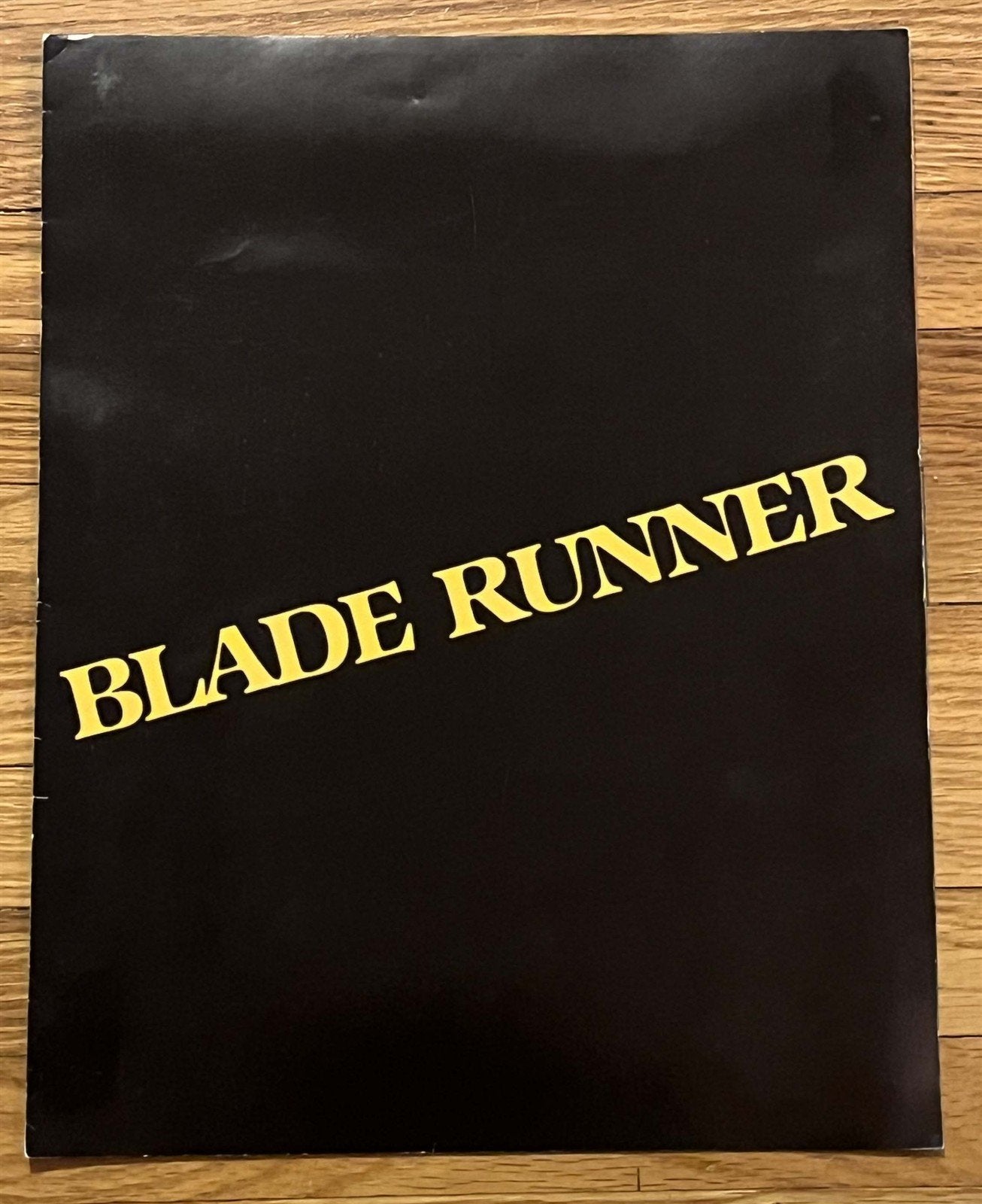 1982 Harrison Ford BLADE RUNNER original cardstock announcement brochure