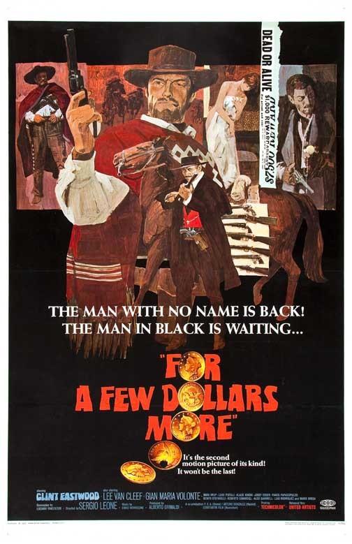 Clint Eastwood FOR A FEW DOLLARS MORE movie poster 11x17