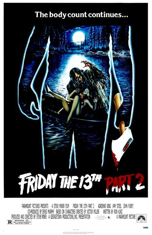 Jason Voorhees FRIDAY THE 13TH PART 2 movie poster 11x17