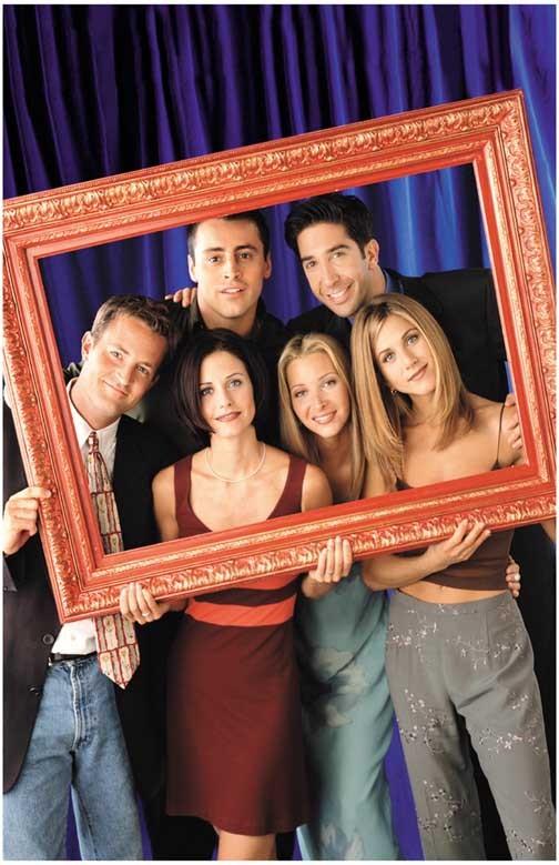 Jennifer Aniston FRIENDS Matthew Perry Courtney Cox picture frame poster 11x17
