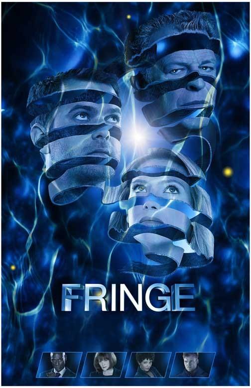 Anna Torv FRINGE Joshua Jackson John Noble cast poster 11x17