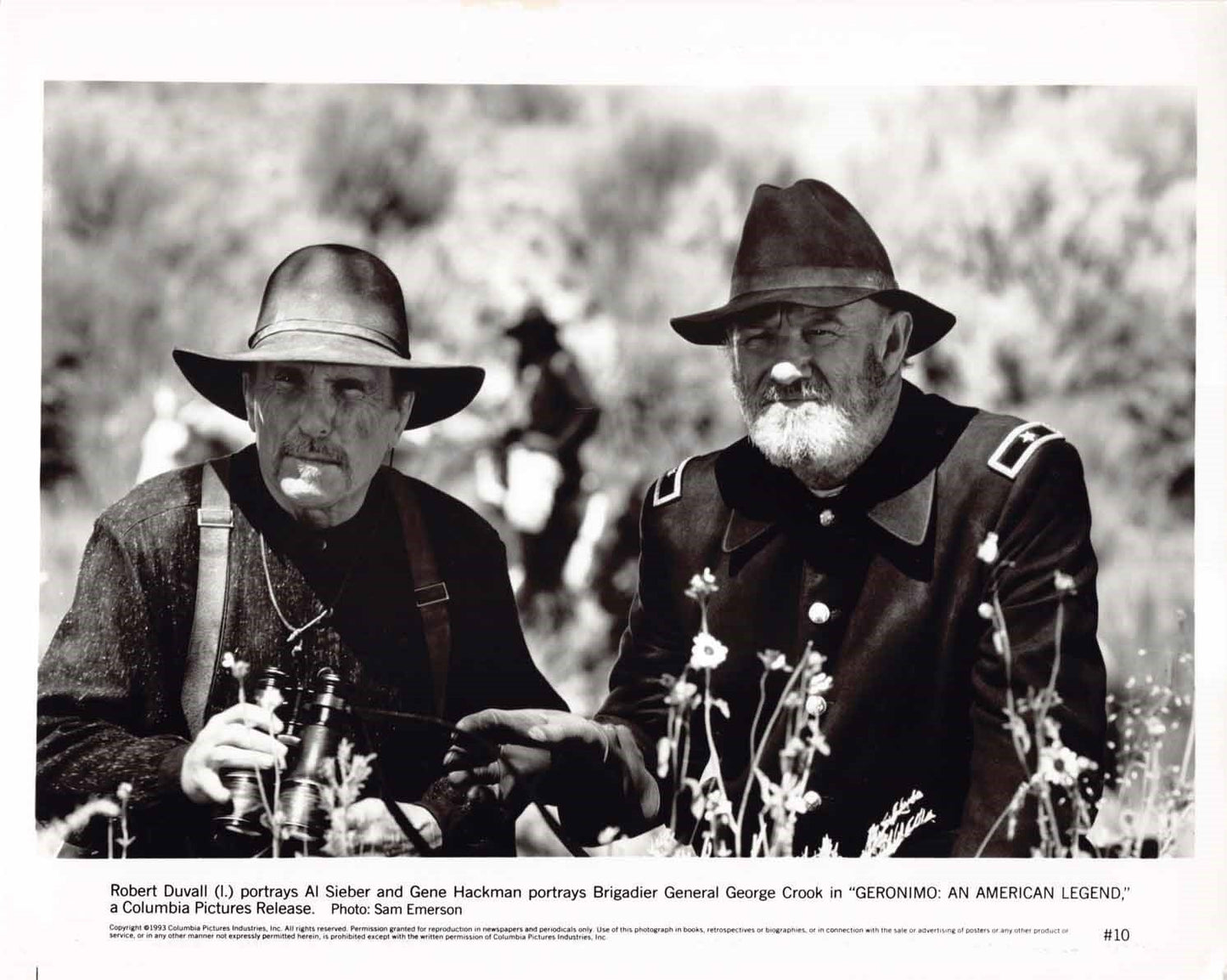 Wes Studi GERONIMO Jason Patric Robert Duvall original press photos 1993