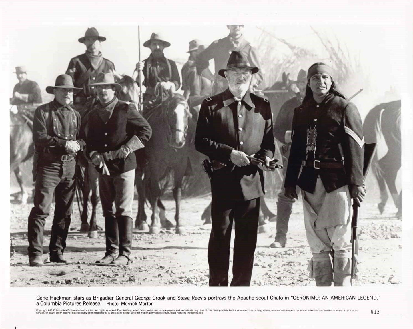 Wes Studi GERONIMO Jason Patric Robert Duvall original press photos 1993